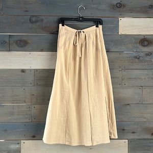 Free People Tan Maxi Skirt